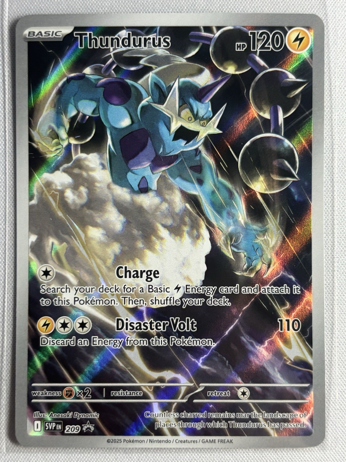 Thundurus Black Bolt ETB S&V Black Star Promo 209