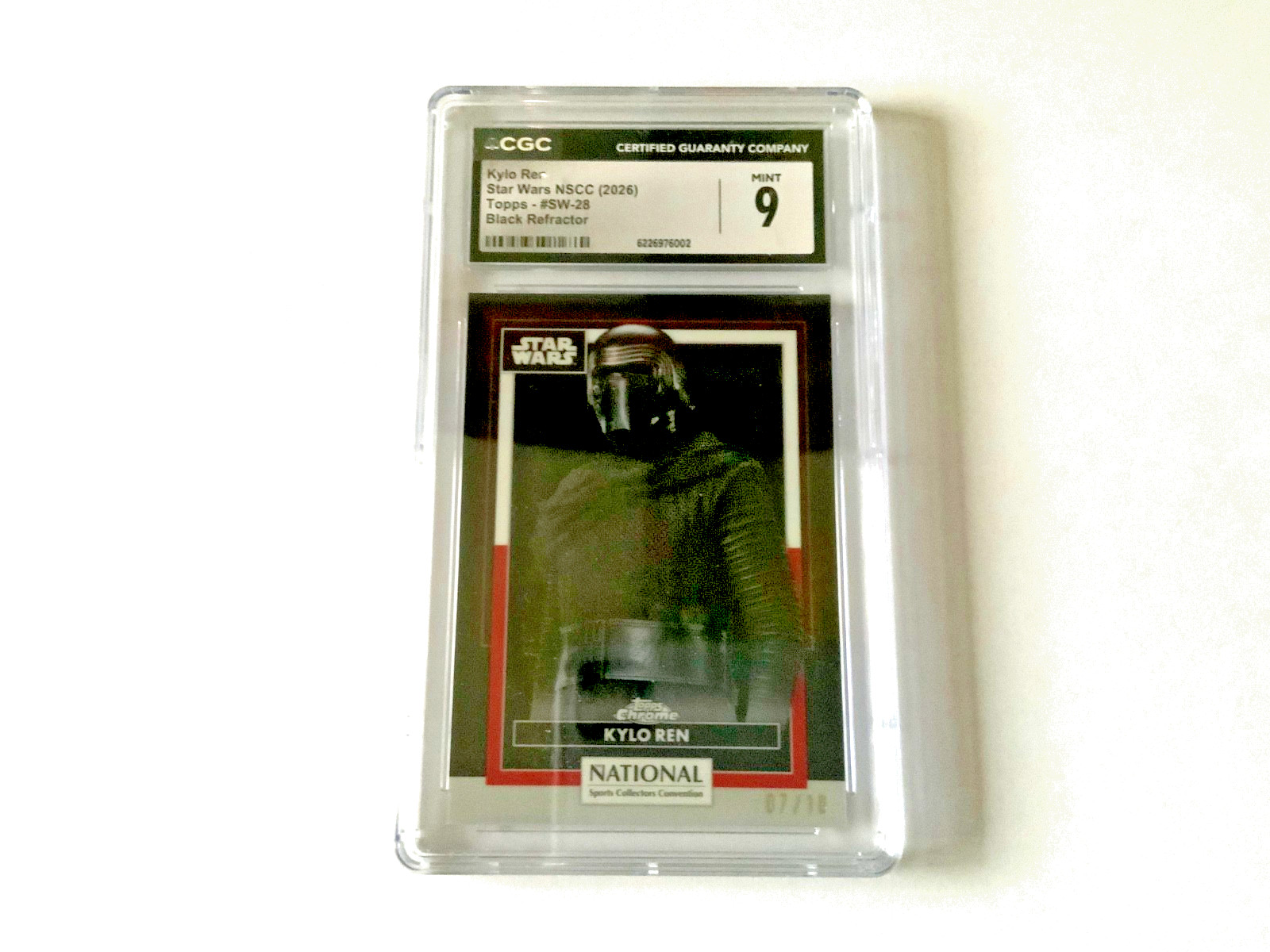 2026 Topps Star Wars NSCC Kyle Ren Black Refractor 7/10