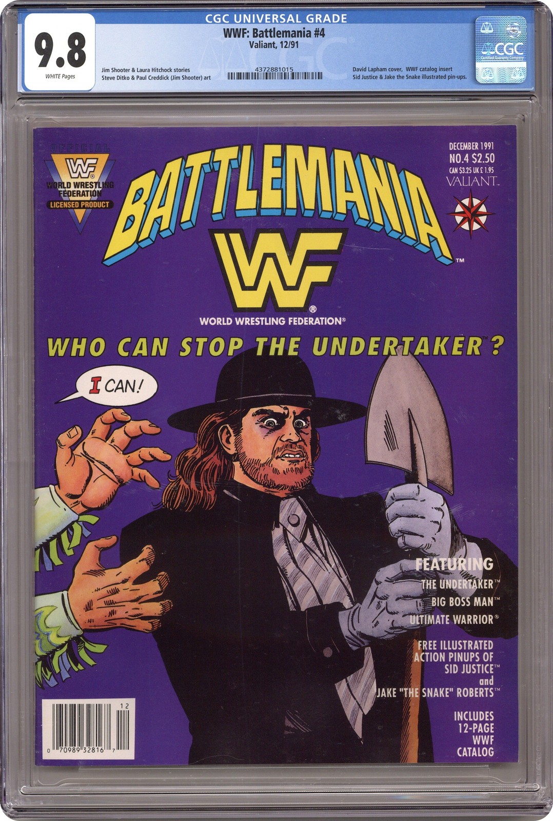 Battlemania #4 CGC 9.8 1991 4372881015