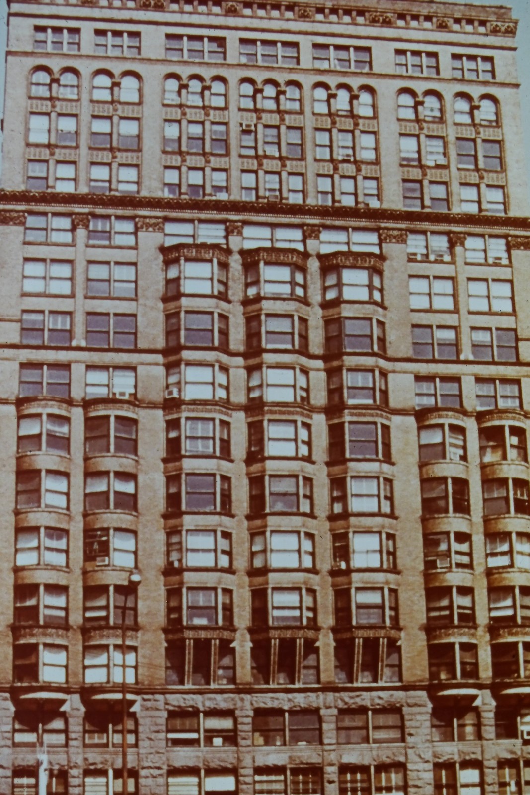 c1880\'s 35mm Slide, Chicago Auditorium Building, Adler Sullivan Architecture