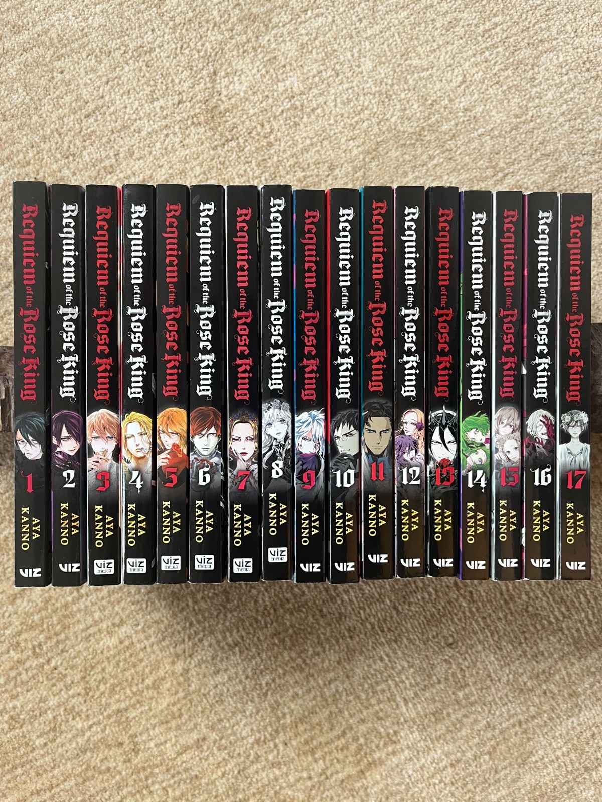 Requiem of the Rose King Manga Graphic Novel Volumes 1-17 by Aya Kanno (English)