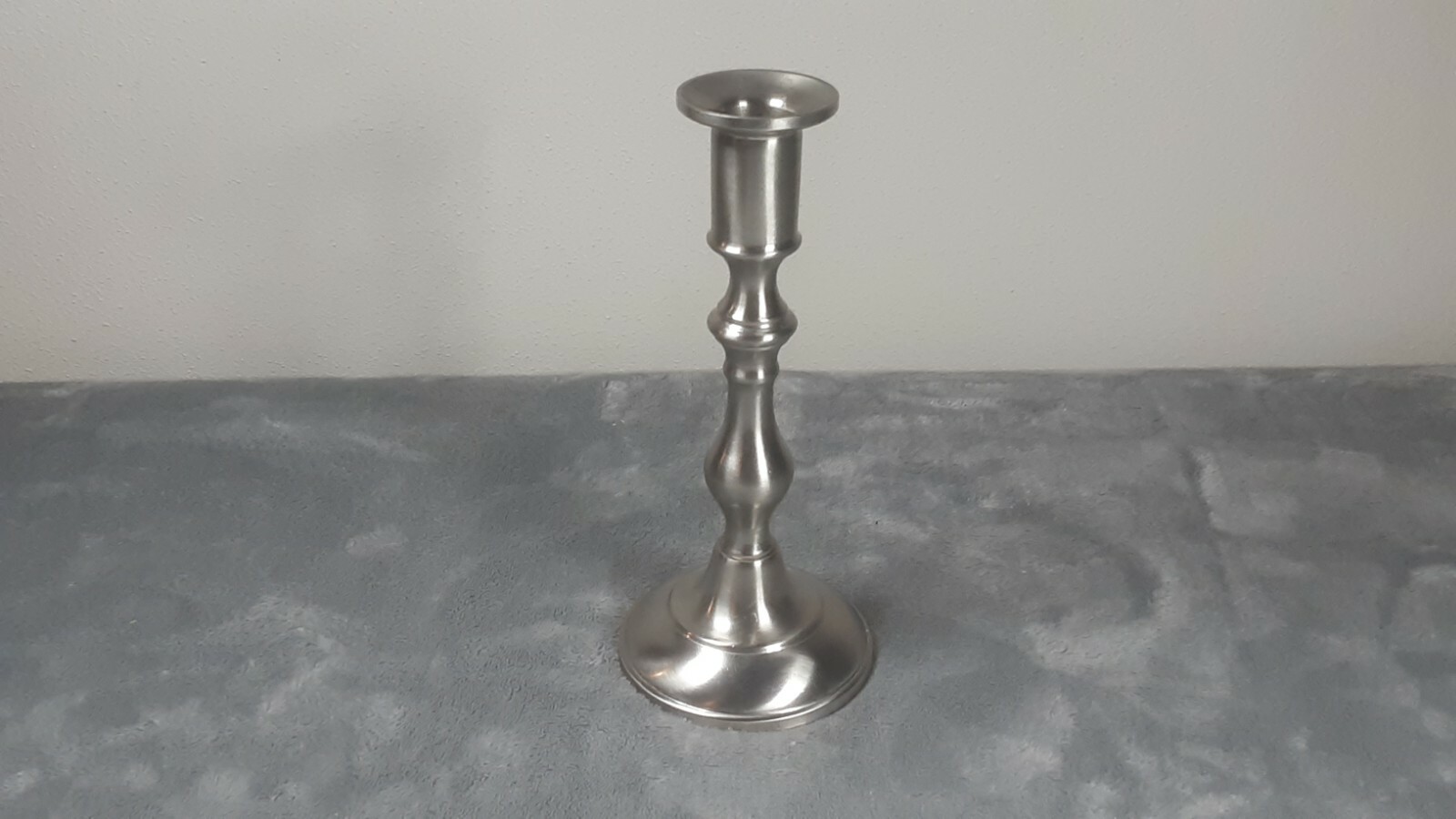Vintage Valsan Nickel Plated Candlestick Candle Holder 7.5 Inches Tall