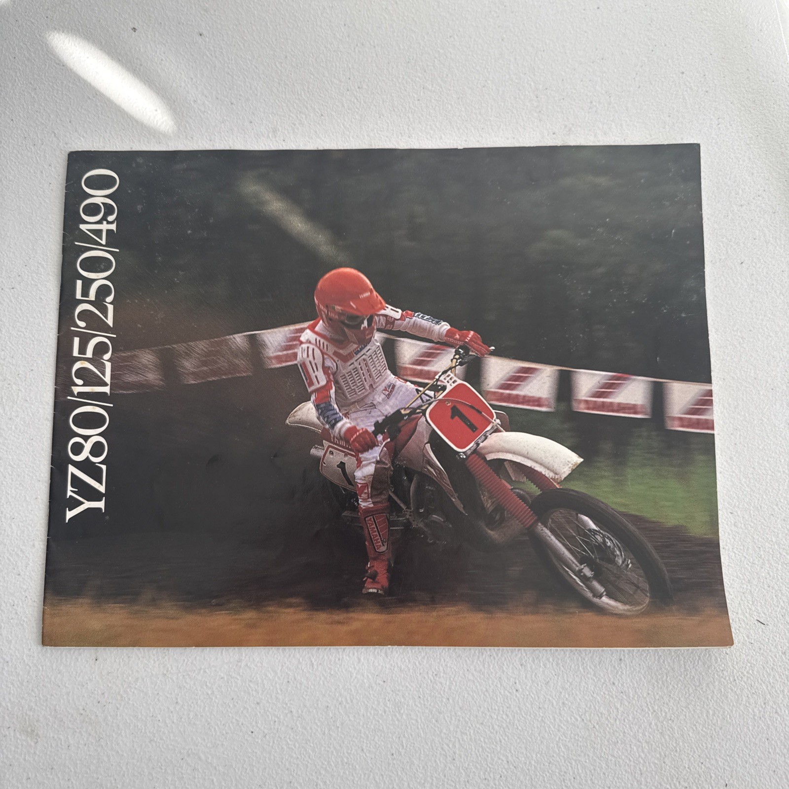 Yamaha 1988 Vintage Dealer Sales Brochure Yamaha YZ250 125 490 80 Motocross