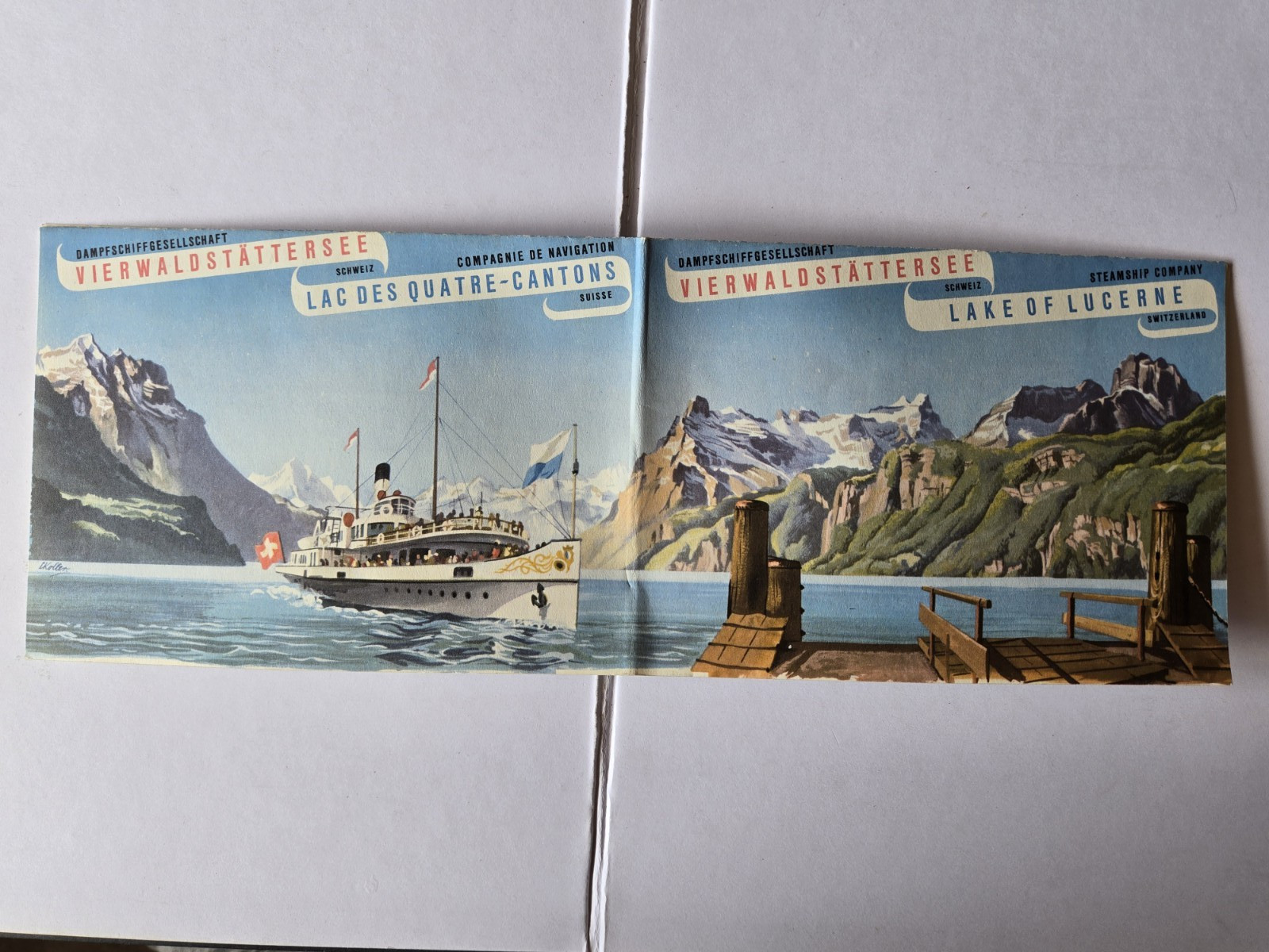 Lucerne Switzerland Travel Brochures Maps Lot 1952