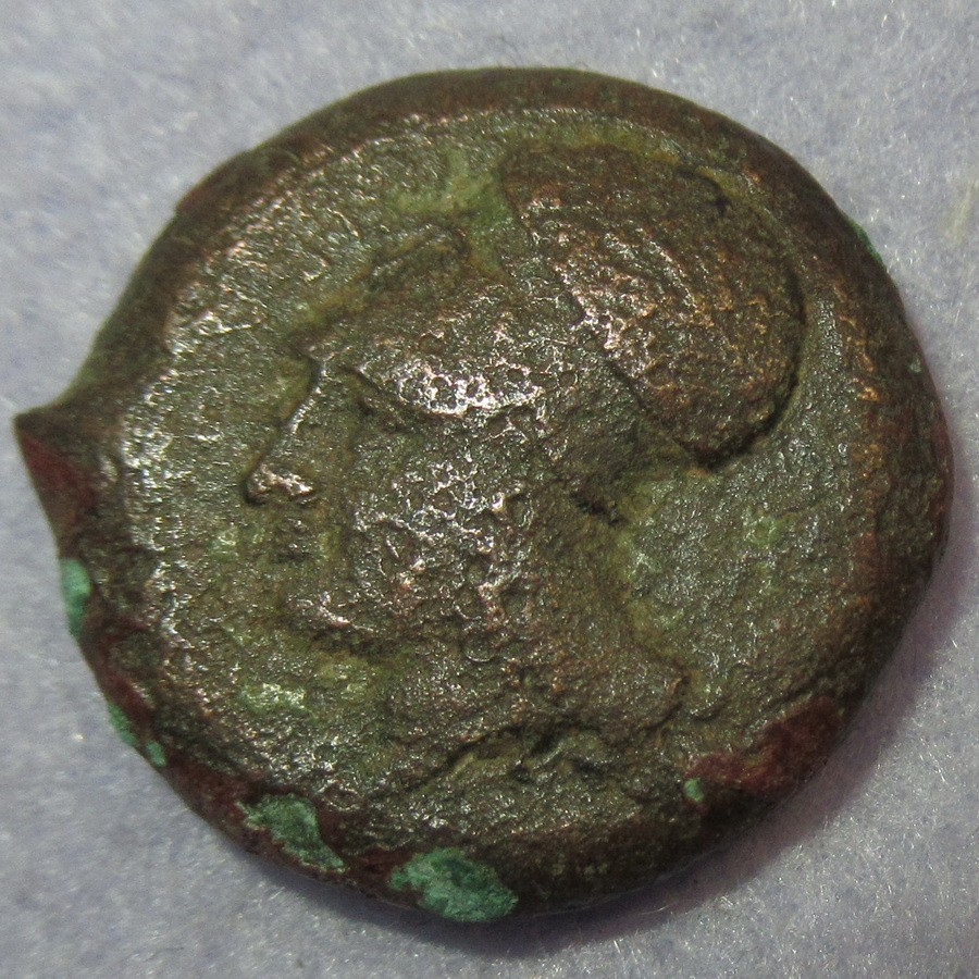 COA Ancient Greek Sicily Syracuse Hippocamp RARE AE Litra Dionysios I 410-400BC