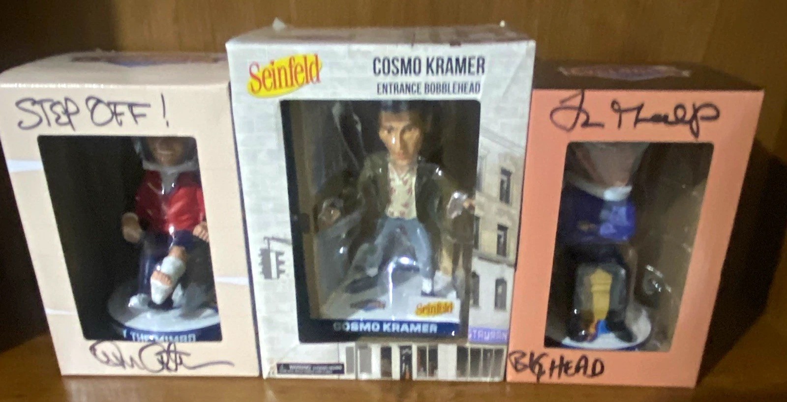 Brooklyn Cyclones Seinfeld Night Signed Bobbleheads Tony & Alan