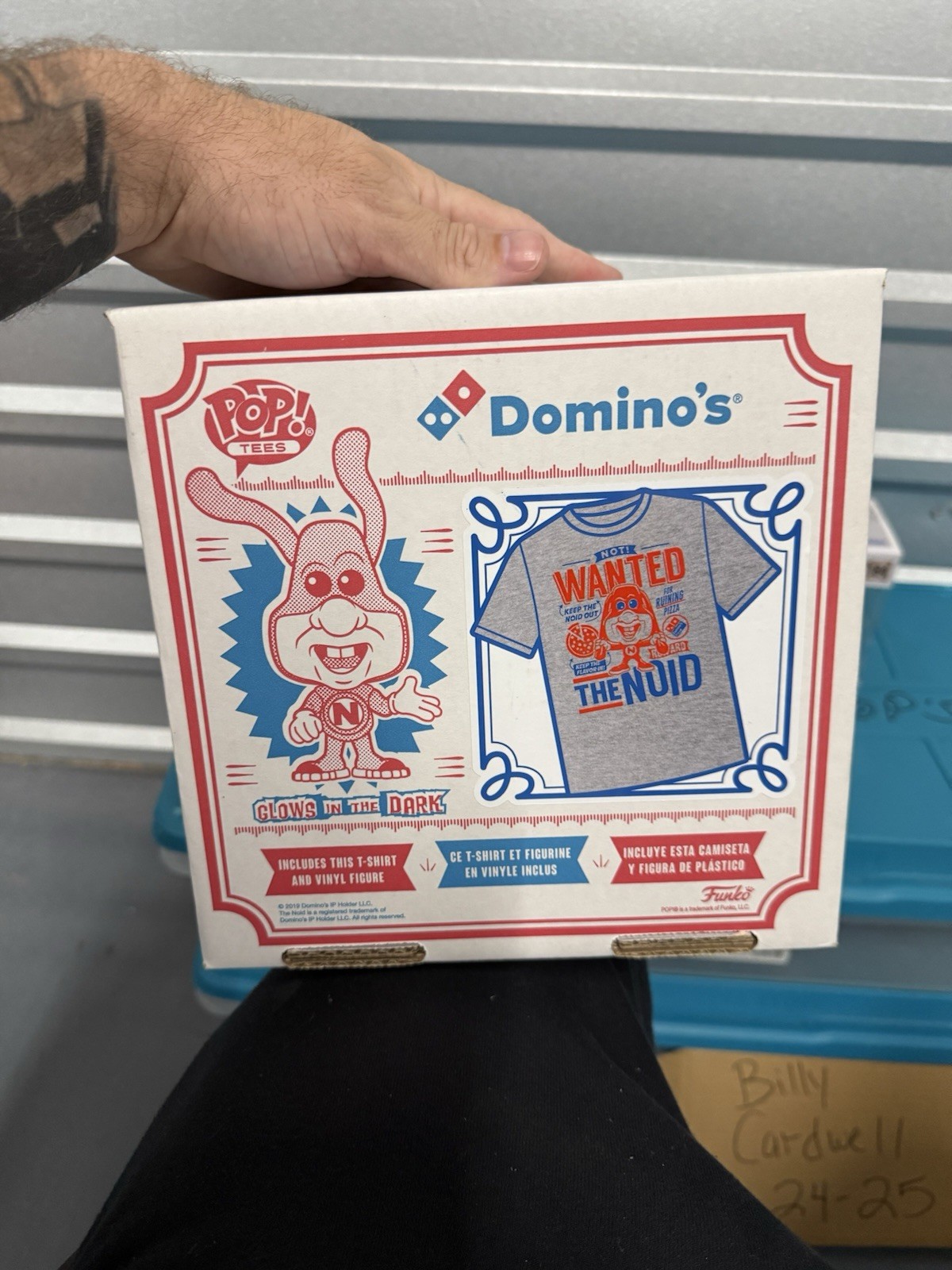 Funko Pop Tee: The Noid Dominos Box large Size, Sealed