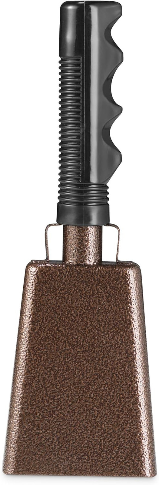 Steel Cow Bell Loud Cheering Noise Makers for Sporting Events, Cowbell with Hand