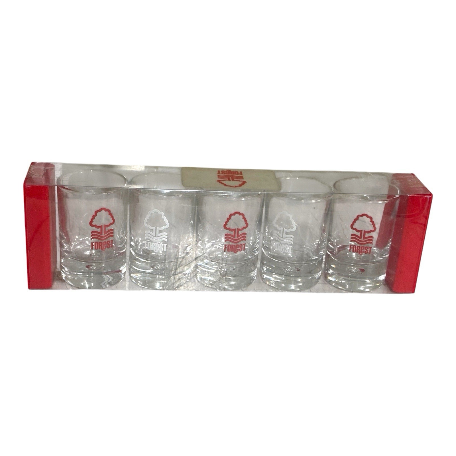 Nottingham Forest FC Set of 5 Shot Glasses Boxed