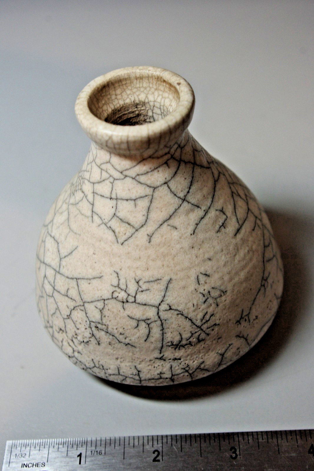 Small Vase Signed Patrick, Believe it to be Raku Style Pottery
