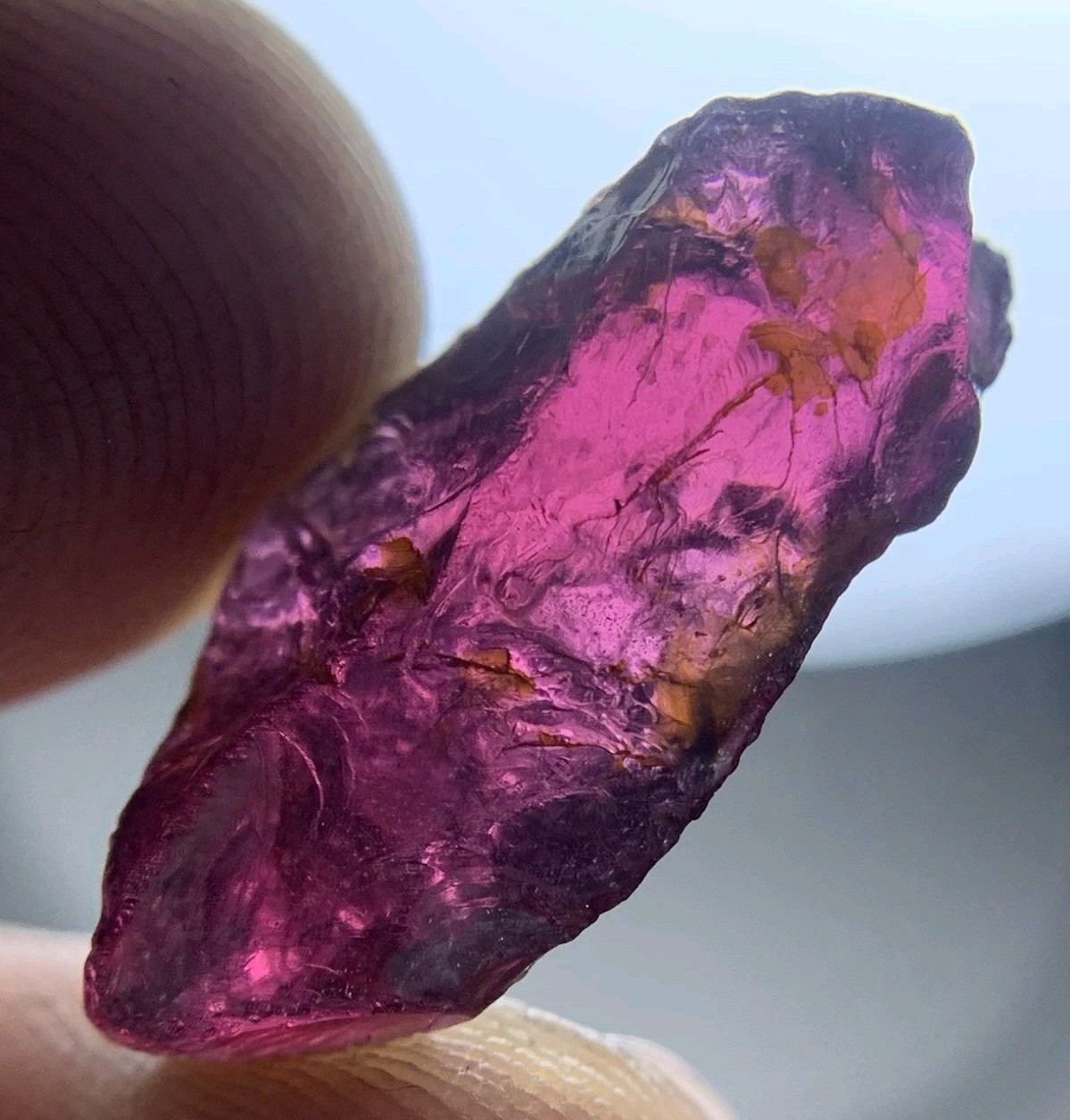 11.40 Crts Gorgeous Nice Hot Purple Umbalite Garnet From Madagas