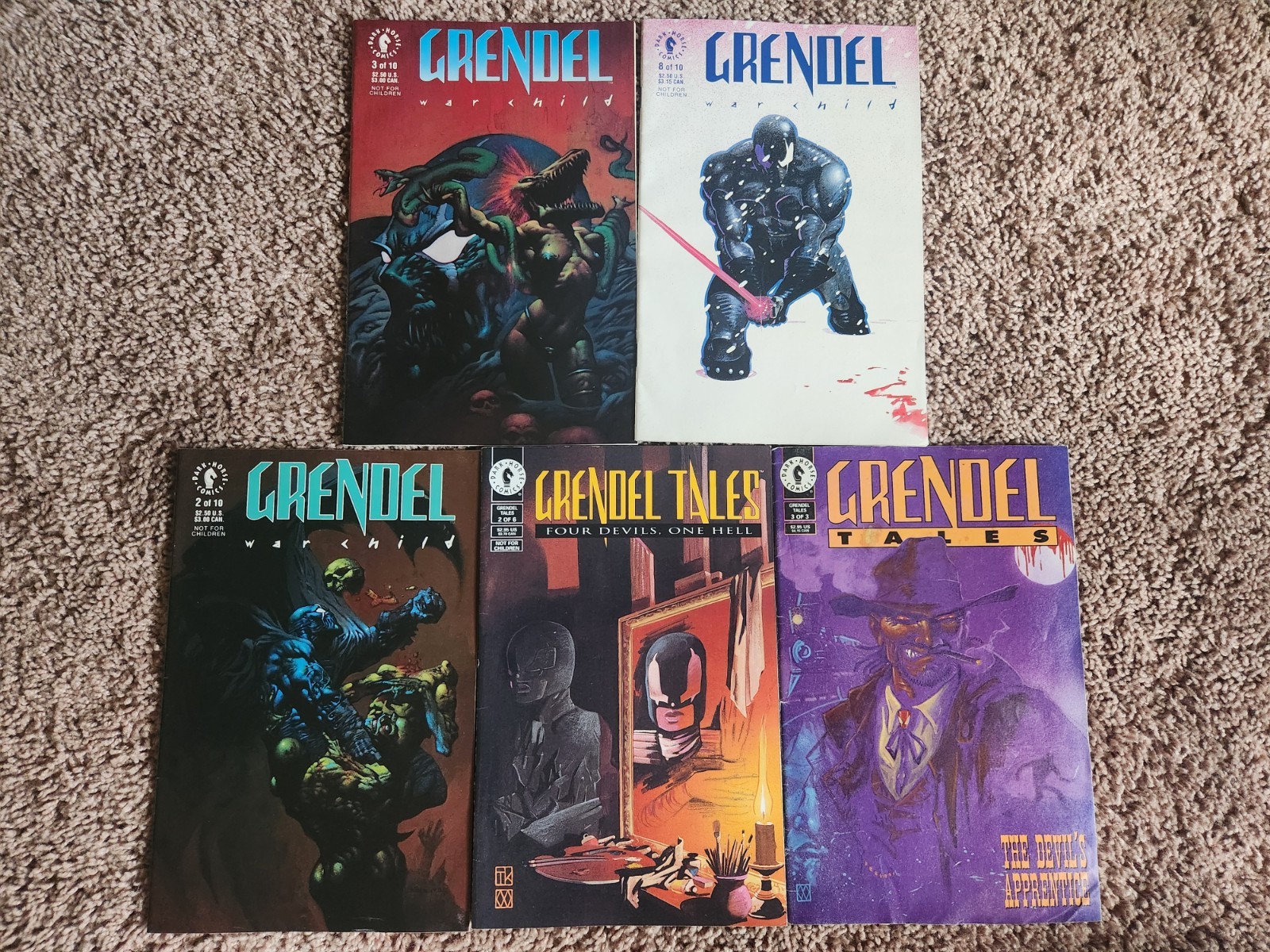Lot Of 6 Grendel Comics. Dark Horse