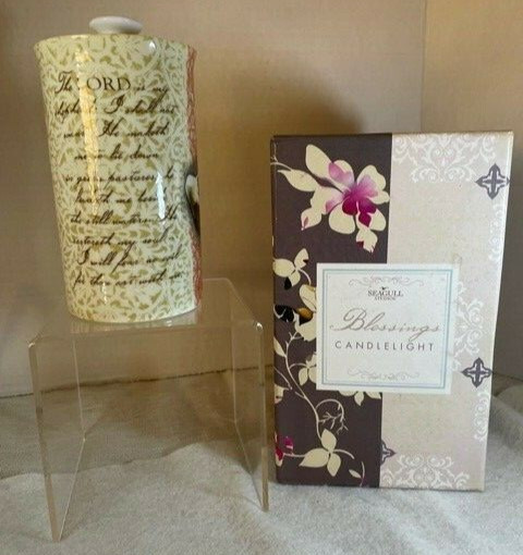 Blessing Hurricane Candleholder 23rd Psalm Seagull Studios Blessings Christian