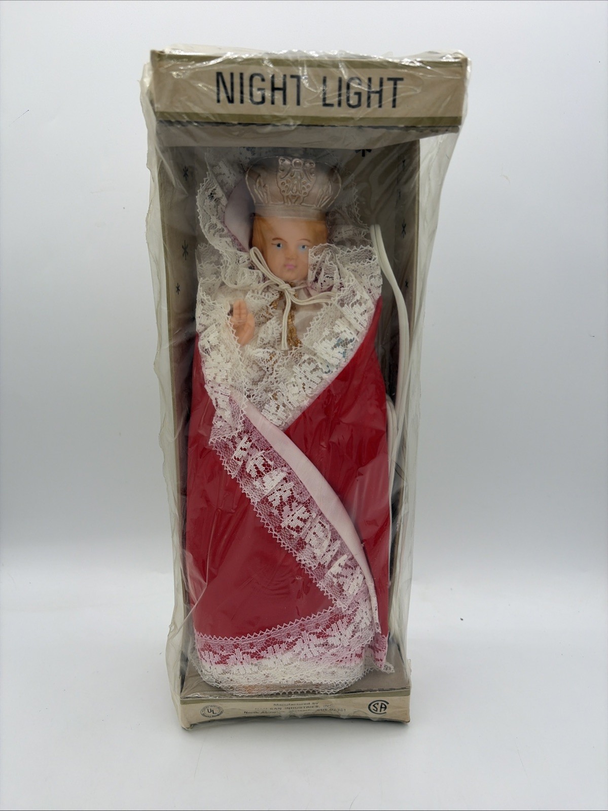 Vintage Nan San Infant Of Prague Night Light 11\