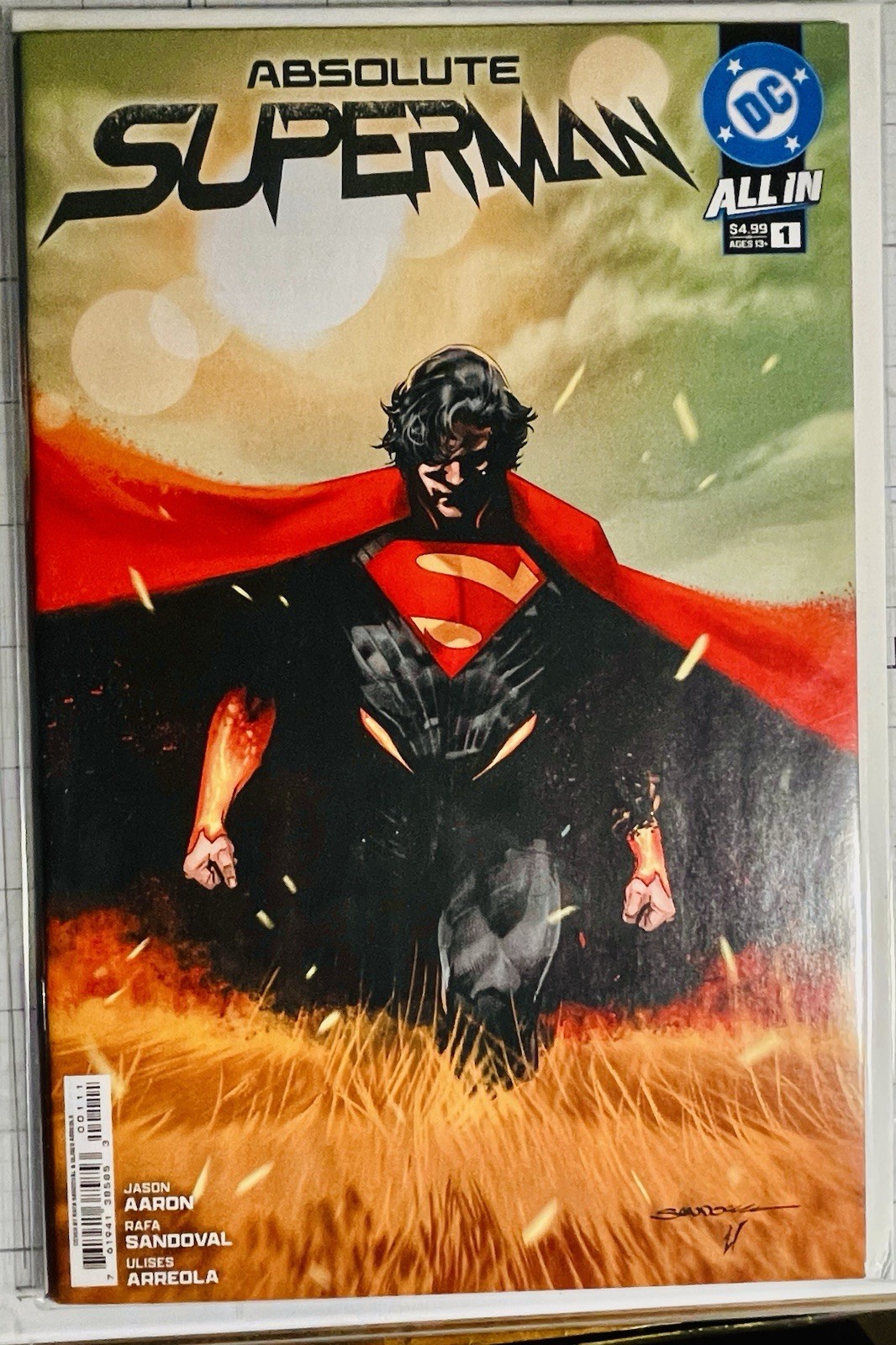 DC COMICS: ABSOLUTE SUPERMAN #1 Variant Cover A, 1ST Printing, 4 Book LOt
