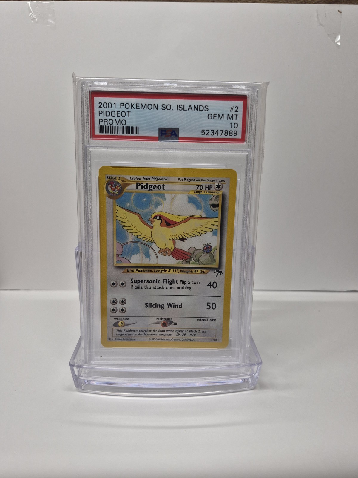 Pokemon Southern Islands Pidgeot Promo #2 PSA 10 GEM MINT 2001 WOTC