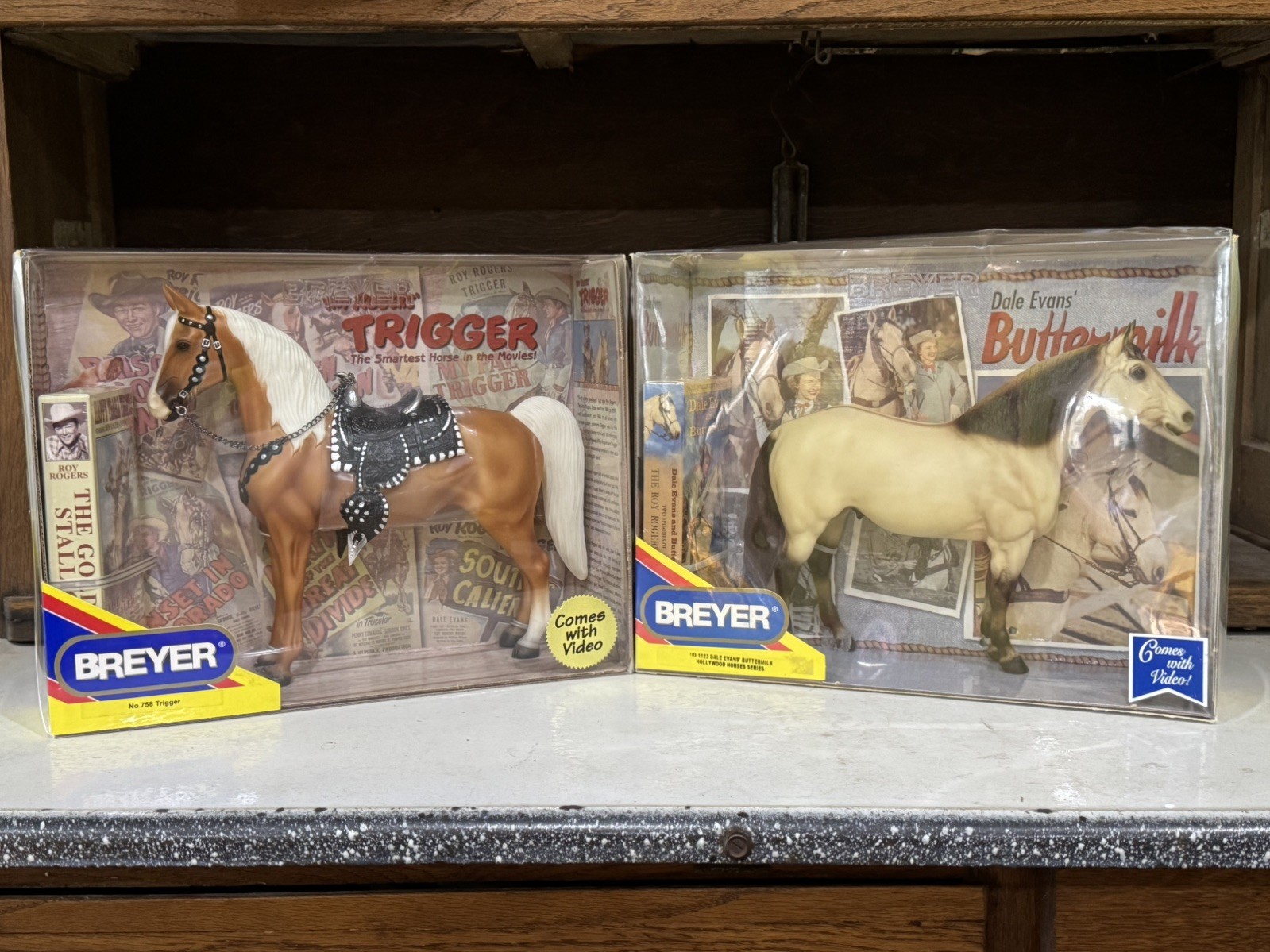 Breyer Hollywood Horses & Videos: Roy Rogers Trigger & Dale Evans Buttermilk 