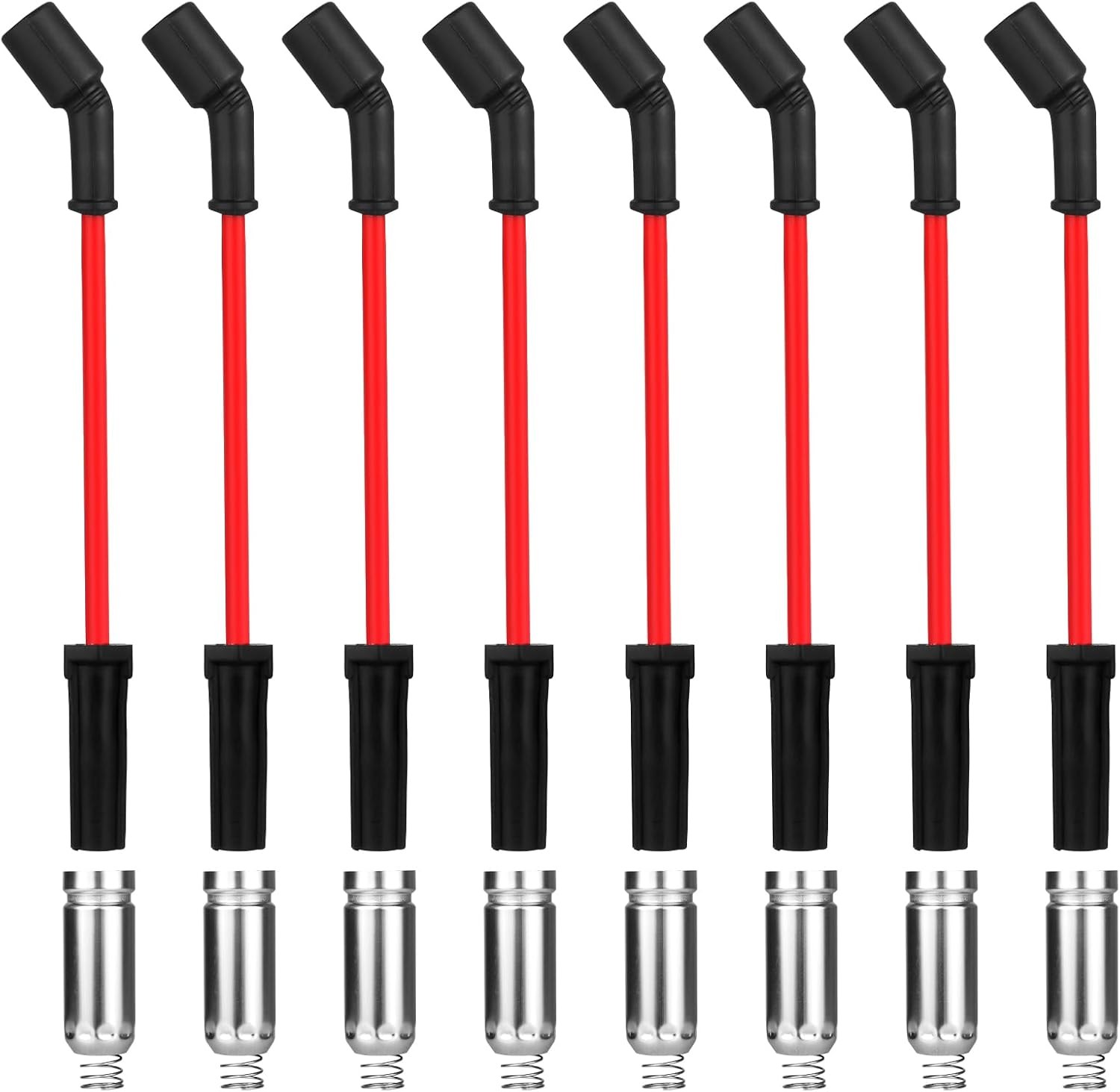 8-Pack Spark Plug Wires Set for Chevy Silverado Tahoe GMC Sierra 5.3L 6.0L V8