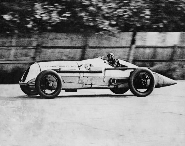 British Driver Jg Parry-Thomas Of His Leyland-Thomas 1925 Motor Racing OLD PHOTO