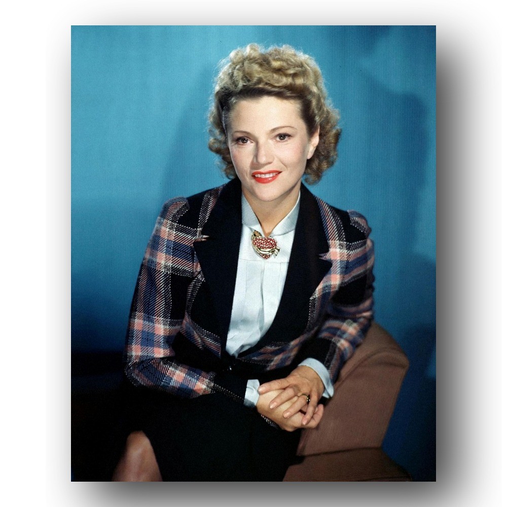 Annabella Photo 8x10 Portrait Smiling  1940s United States