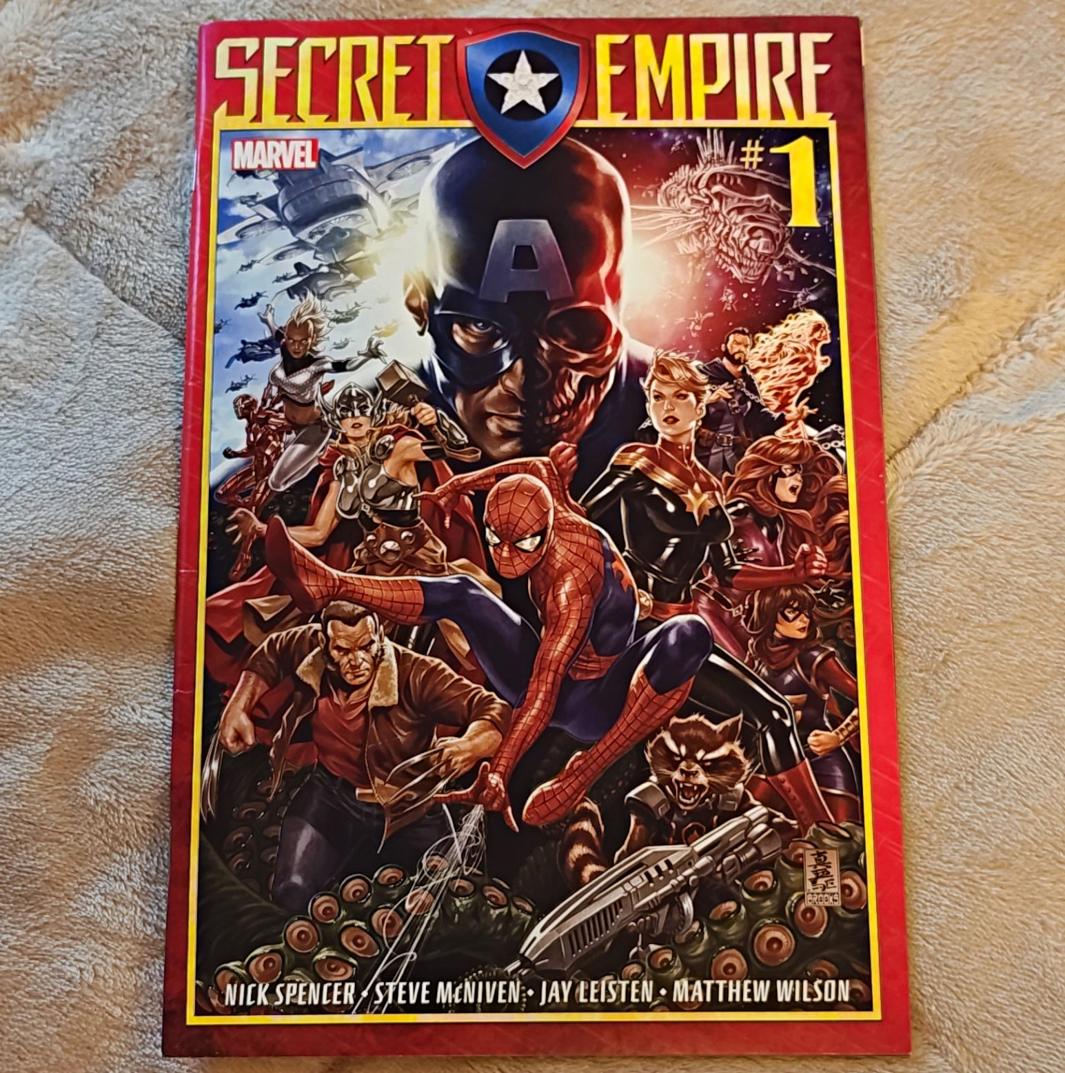 Marvel Secret Empire #1 Comic Book - Captain America & Spider-Man