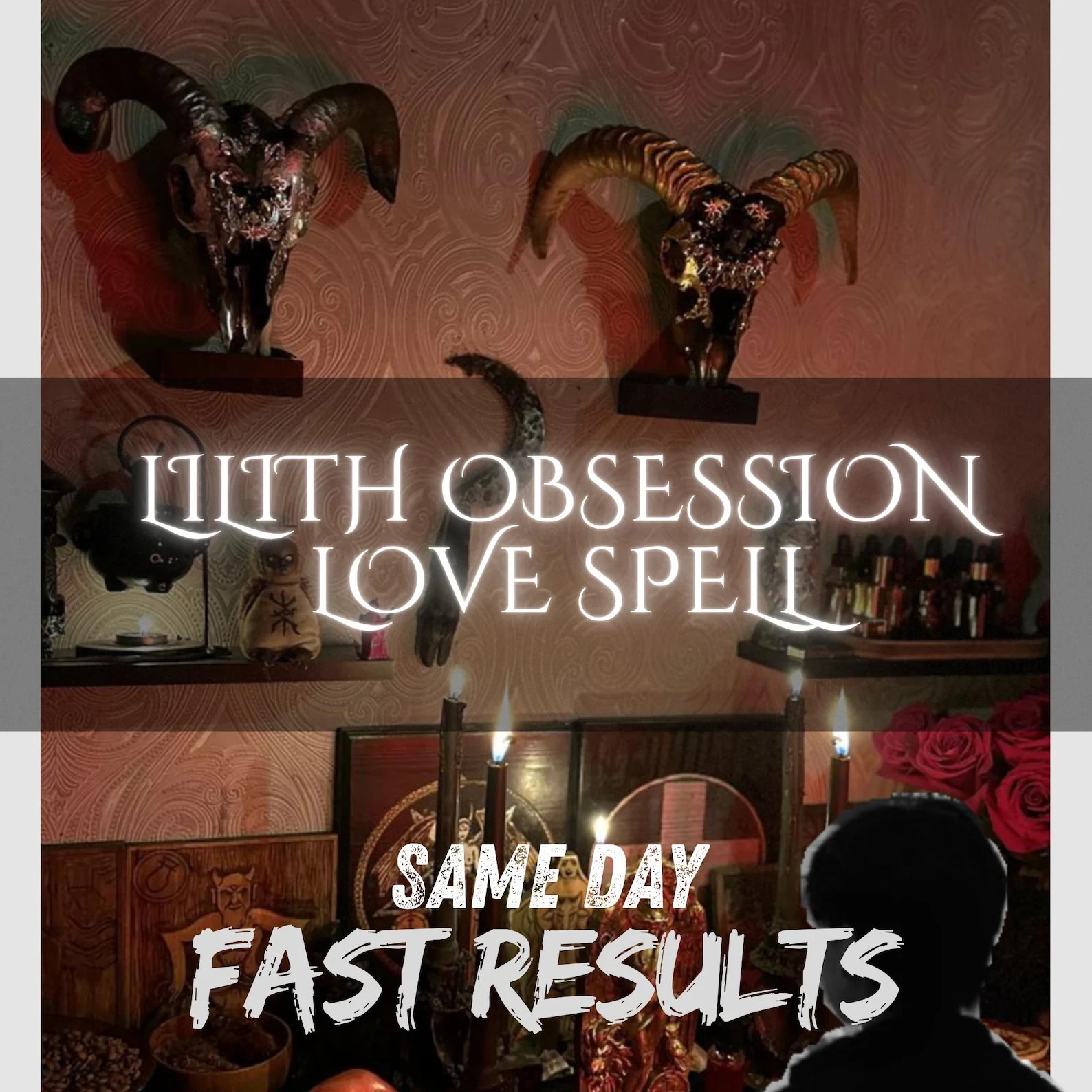 Lilith Obsession Love Spell - Divine Feminine Ritual, Passion Attraction & Roman
