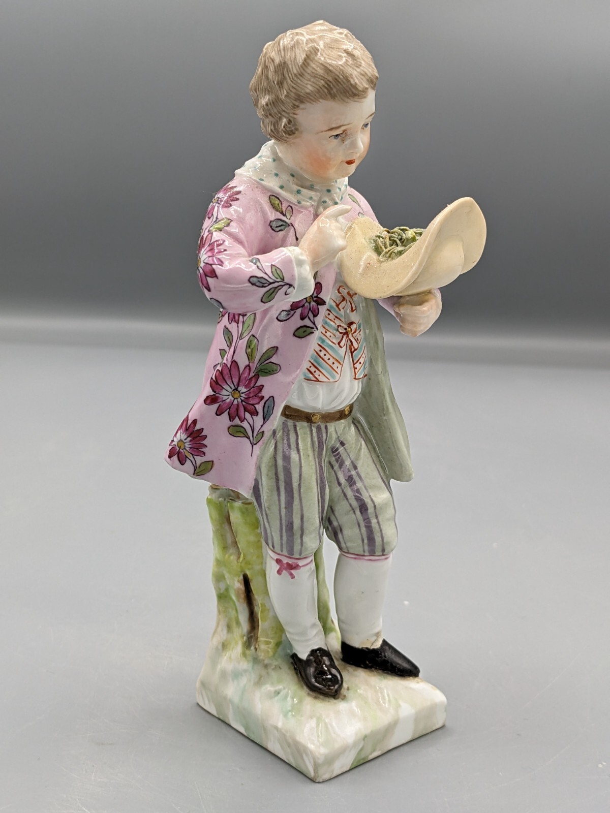 1900s Antique German KPM Berlin SCEPTER MARK Child W Hat Porcelain Figurine 6 1900s Antique German KPM Berlin SCEPTER MARK Child W Hat Porcelain Figurine 6