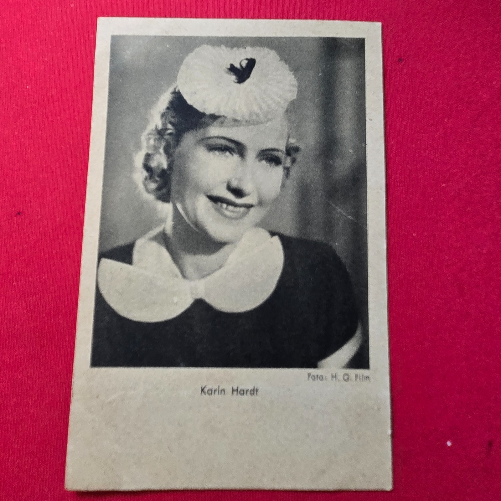 Karin Hardt Vintage Ross Verlag German Movie Film Star Photo Trading Card