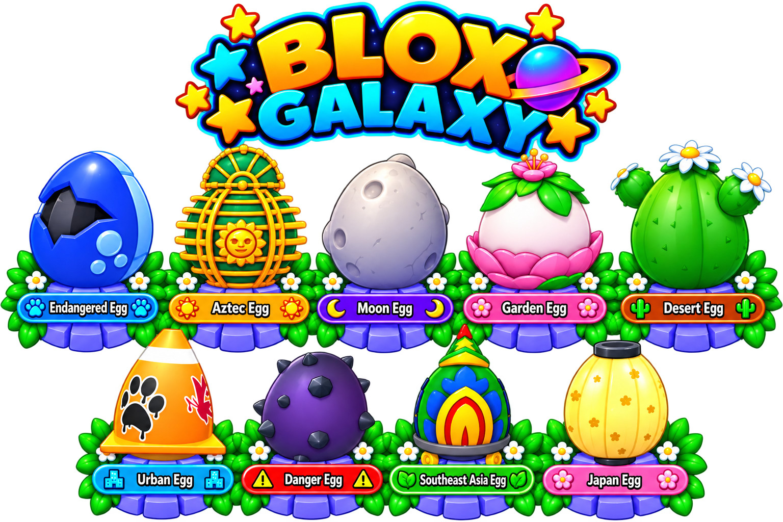 Endangered Egg - Aztec Egg - Moon Egg - Garden Egg - Desert Egg - Adopt From Me