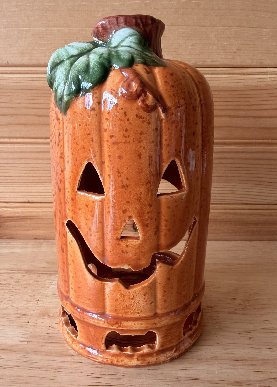 Vintage Y2K-era 2002 Spooky Hollow Pumpkin Lantern Tealight Holder Jack O Lanter Vintage Y2K-era 2002 Spooky Hollow Pumpkin Lantern Tealight Holder Jack O Lanter