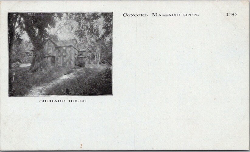 c1900s CONCORD Massachusetts PMC Postcard 
