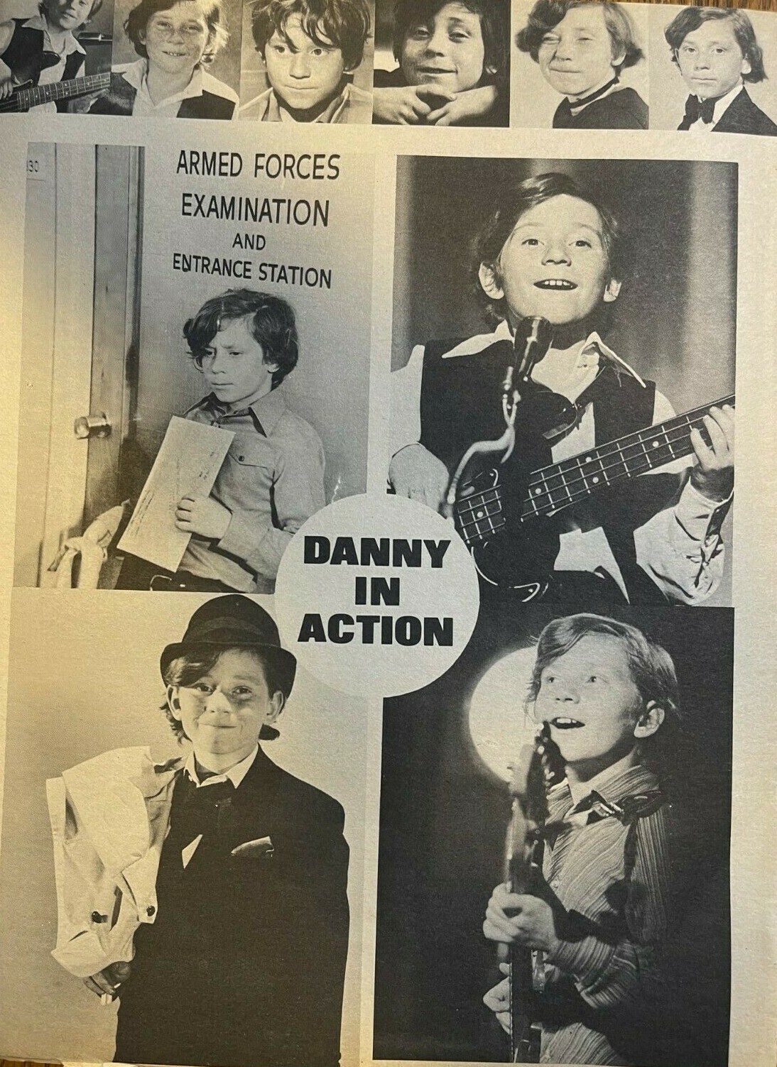 1971 Vintage Magazine Illustration Danny Bonaduce The Partridge Family