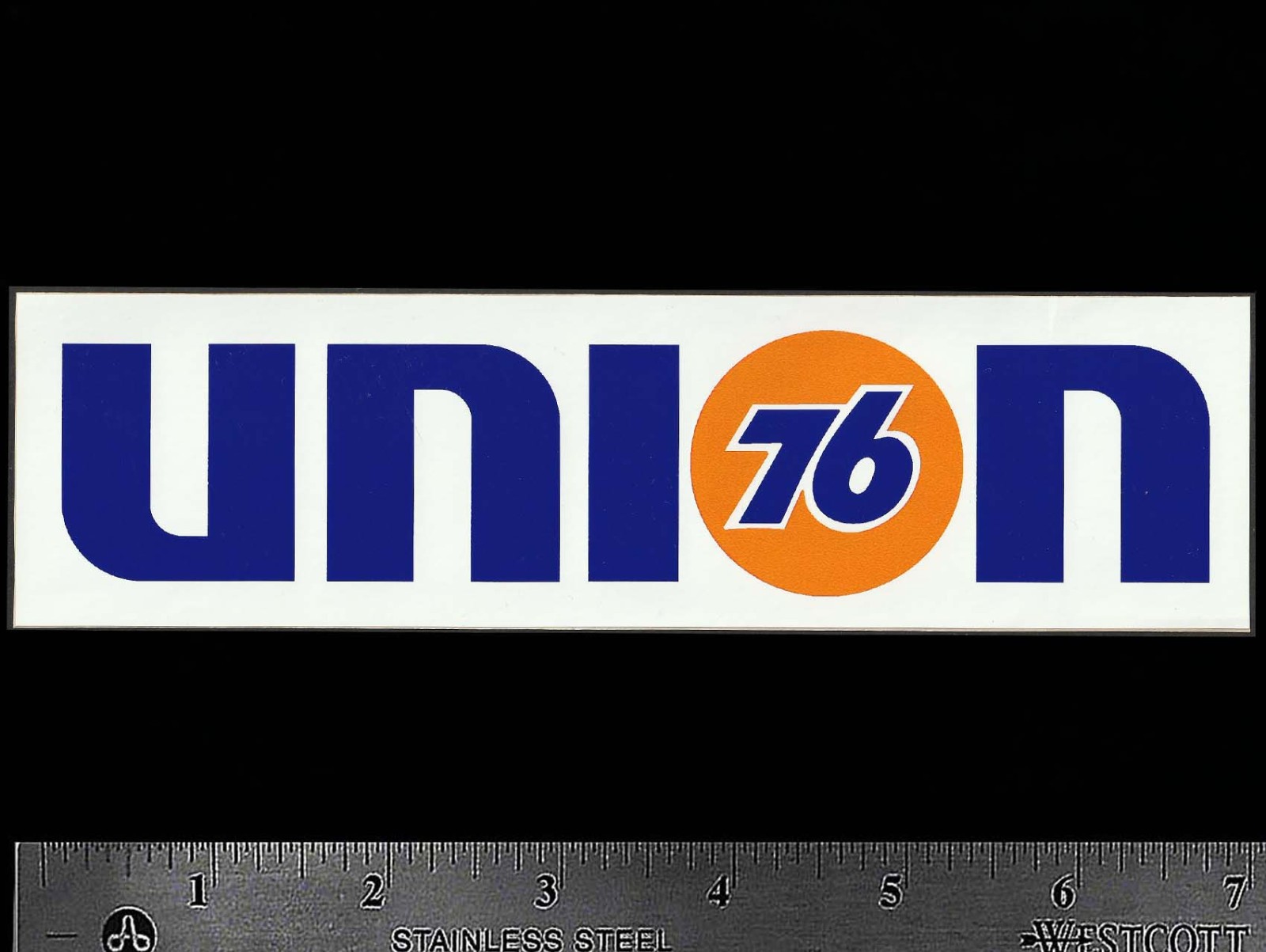 UNION 76 - Original Vintage 1960’s 70\'s Racing Decal/Sticker - 7 inch size