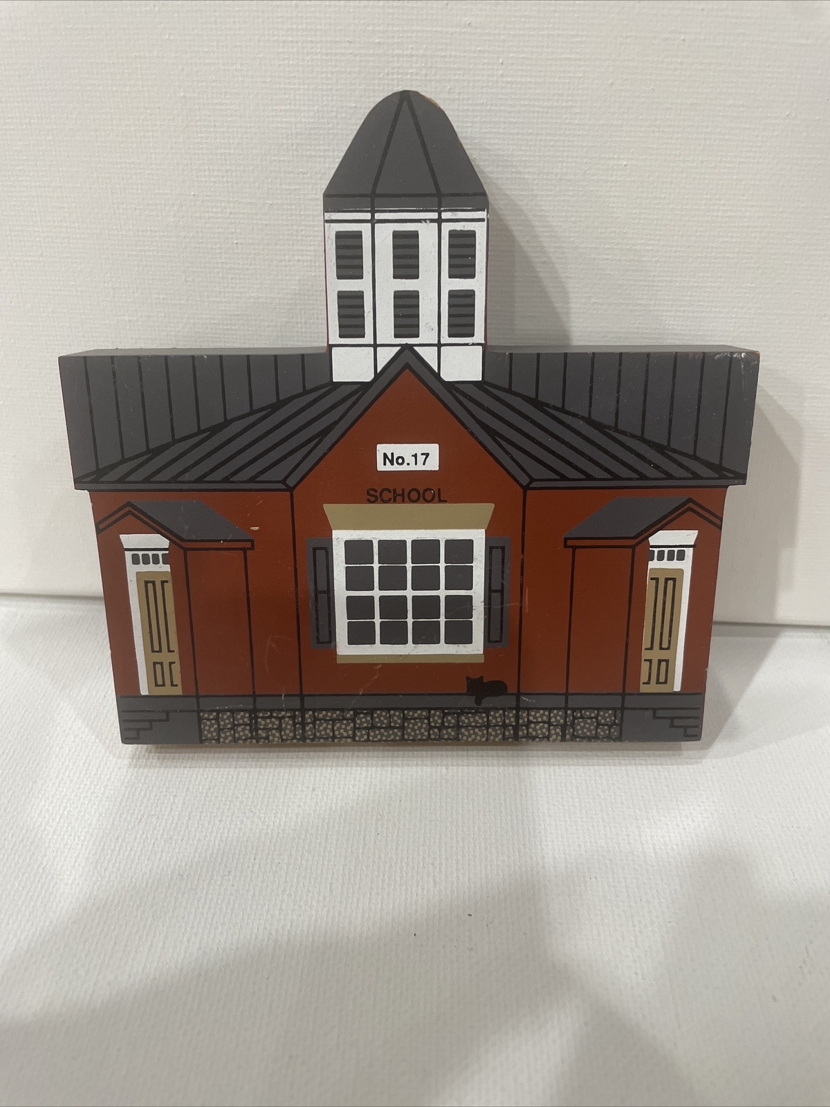 The Cat's Meow Village Octagonal School Series VII