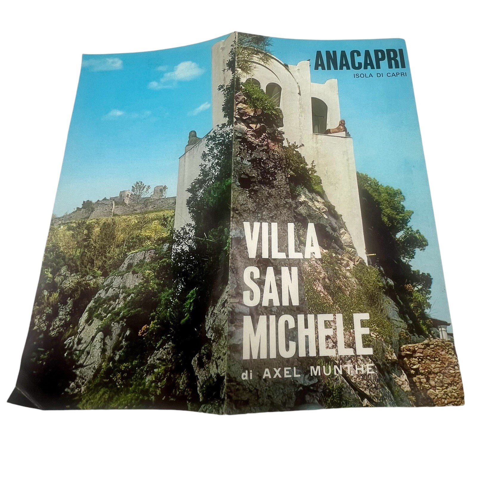 1960s Anacapri Italy Axel Munthe Villa San Michele Travel Advertising Brochure