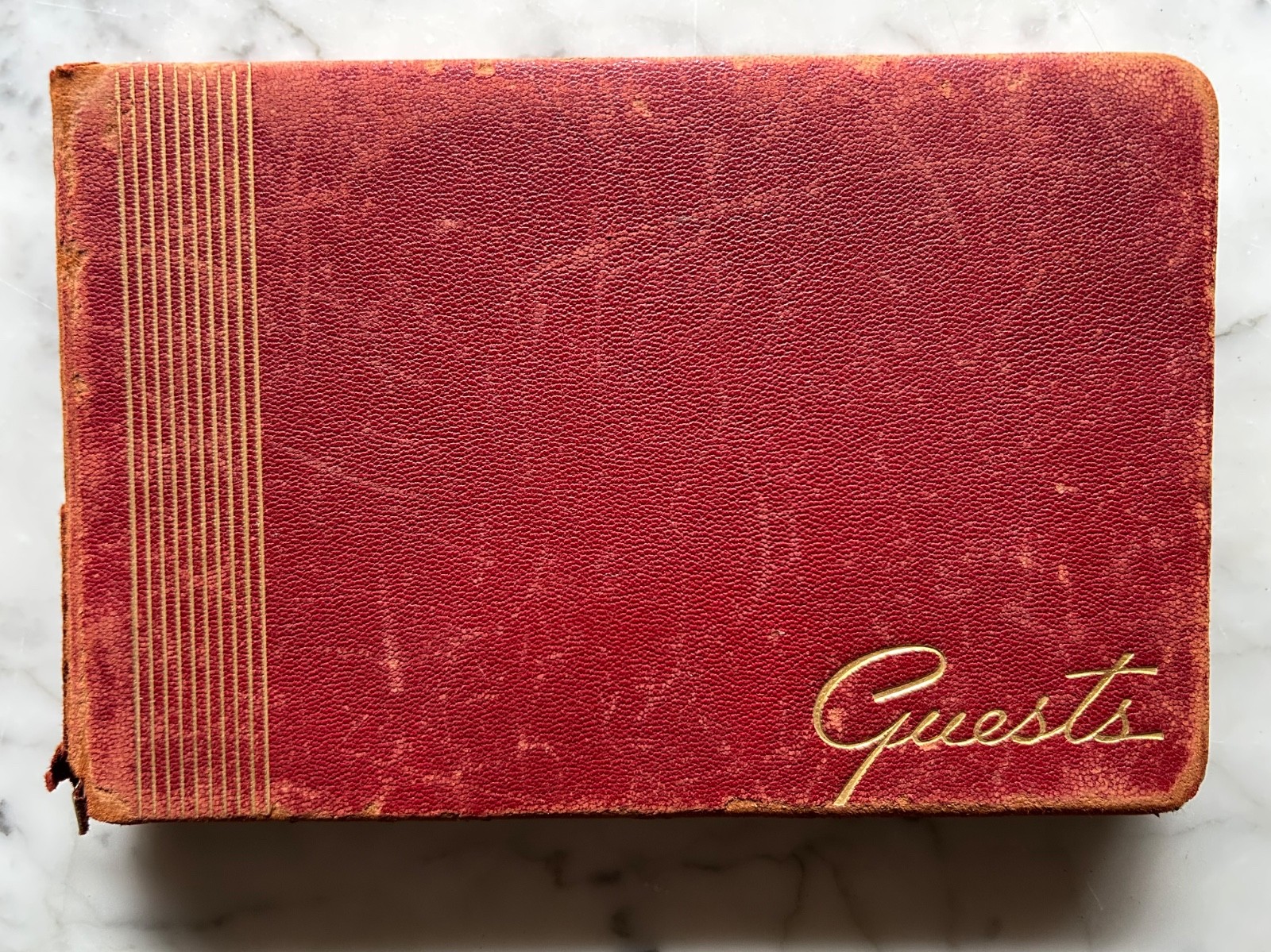 Personal Vtg House Guest Book w CALLIGRAPHY Christmas/New Years’s 1940’s~70’s Personal Vtg House Guest Book w CALLIGRAPHY Christmas/New Years’s 1940’s~70’s