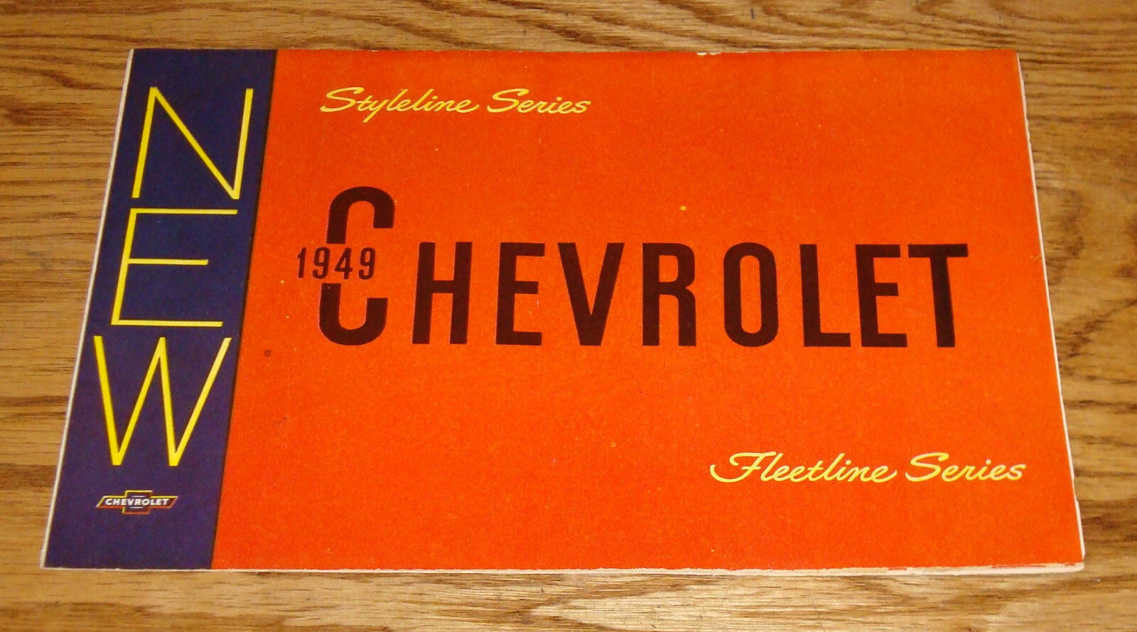 Original 1949 Chevrolet Full Line Foldout Sales Brochure 49 Chevy Styleline