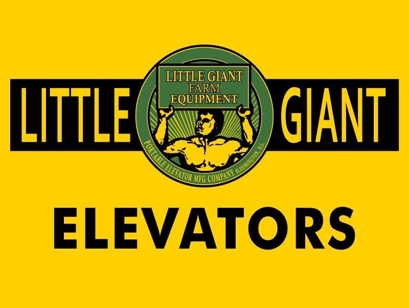 Little Giant Portable Grain Elevators NEW Sign 24x30\