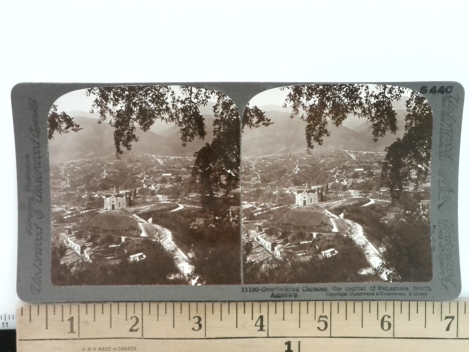 Overlooking Caracas Venezuela Stereoview Underwood & Underwood 1900s South