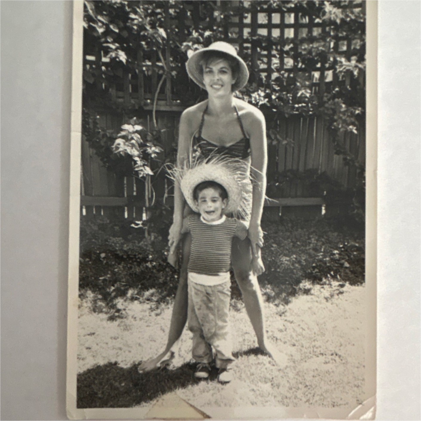 Vintage B&W Portrait Photograph of Beautiful Mother and Her Cute Little Boy Vintage B&W Portrait Photograph of Beautiful Mother and Her Cute Little Boy