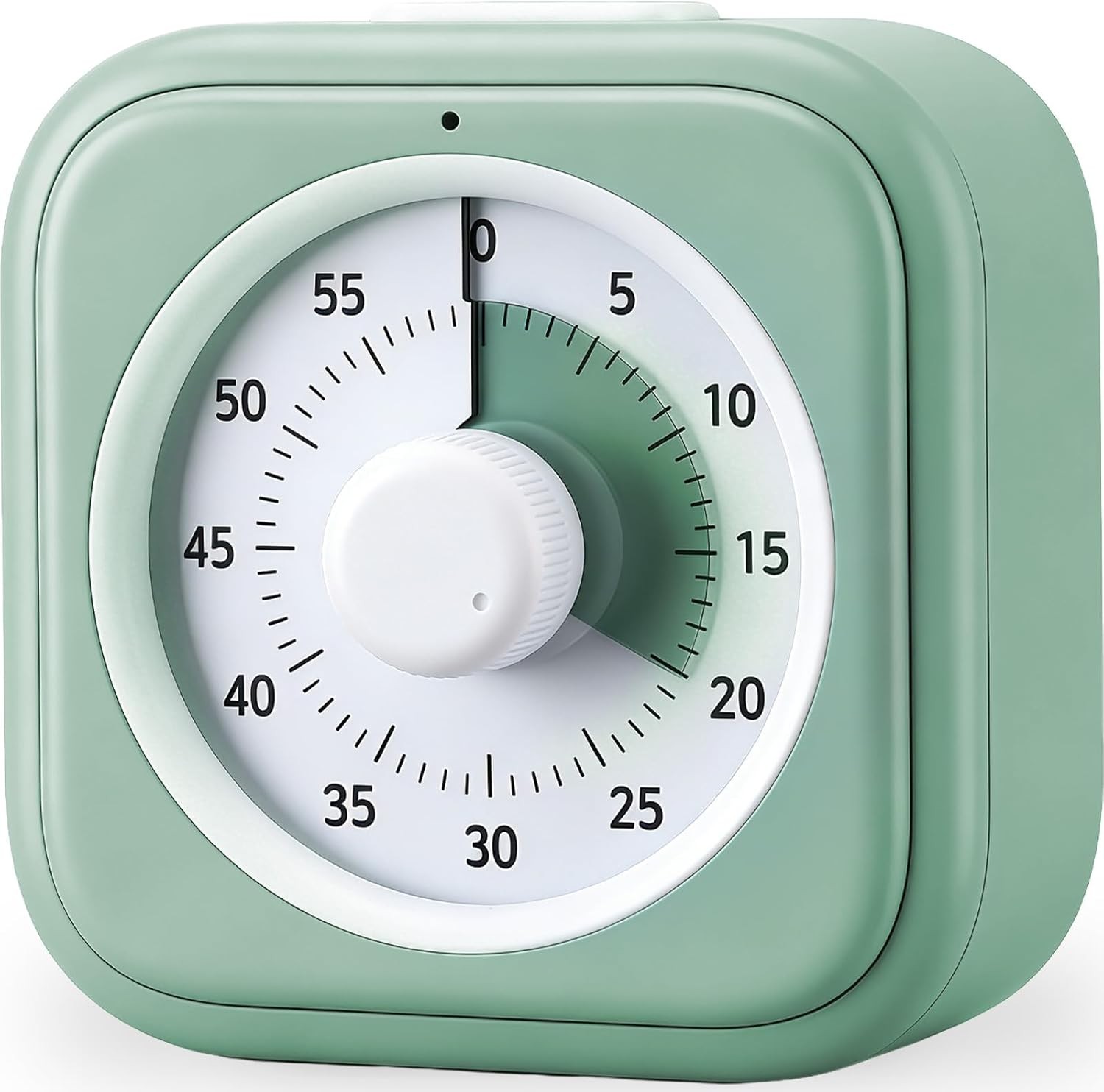 60 Minute Visual Timer for Kids Silent Countdown Green