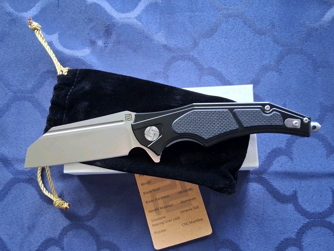 *NEW*🔥 ARTISAN CUTLERY - Apache Folder w/D2 Blade & G10/Alumi/Handle(ATZ-1813P)