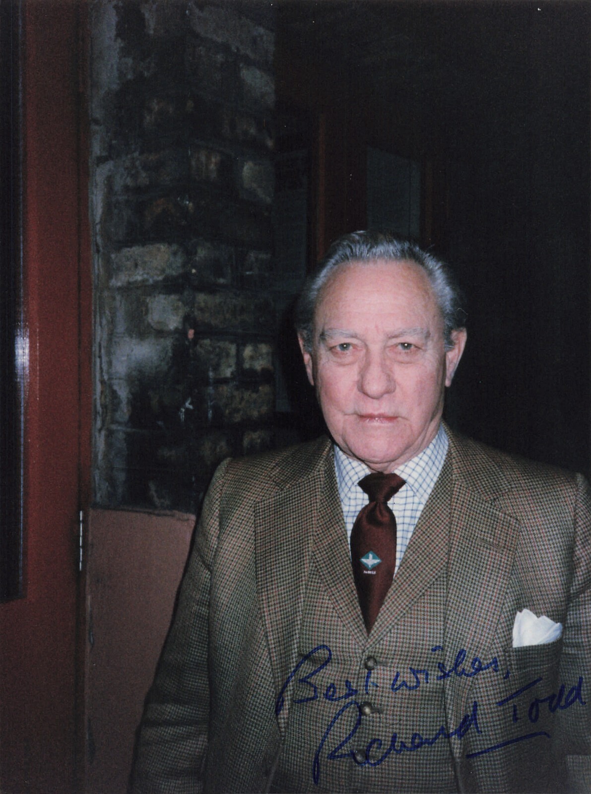 Richard Todd Photo Hand Signed Autograph Palethorpe Clive Bullimore *P162b Richard Todd Photo Hand Signed Autograph Palethorpe Clive Bullimore *P162b