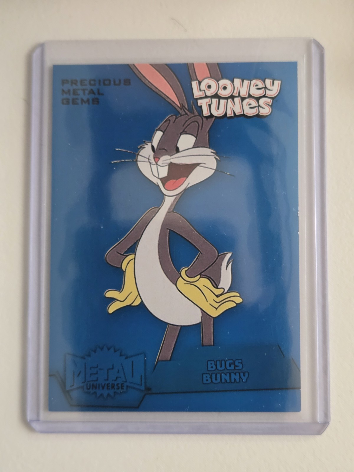 2024 UD Fleer Retro MU-1  Bugs Bunny Blue PMG Precious Metal Gems 17/50 Rare