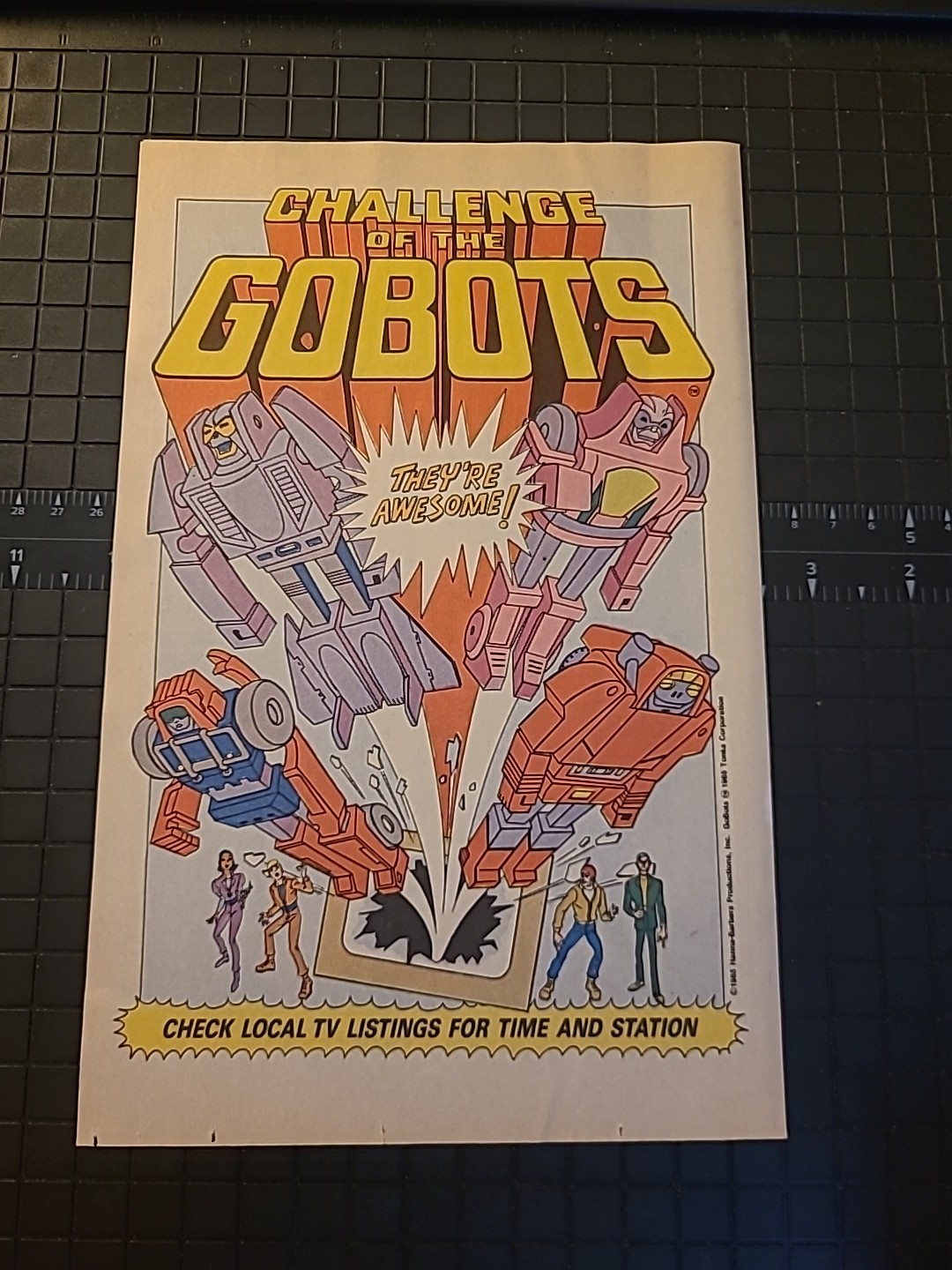 Challenge Of The Gobots Hanna-Barbera 1985 Print Ad 7x10 Great To Frame Challenge Of The Gobots Hanna-Barbera 1985 Print Ad 7x10 Great To Frame