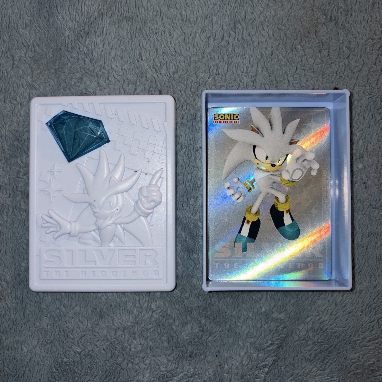 Wendy’s X Sonic 35th Anniversary Collectible Cards 5ct 2026 Super Silver Chao
