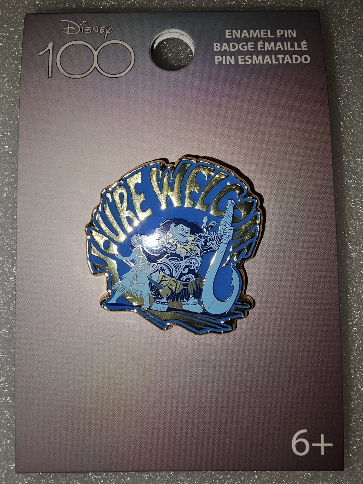 2024 Loungefly Disney 100 You're Welcome Moana And Maui Pin New On Card 2024 Loungefly Disney 100 You're Welcome Moana And Maui Pin New On Card