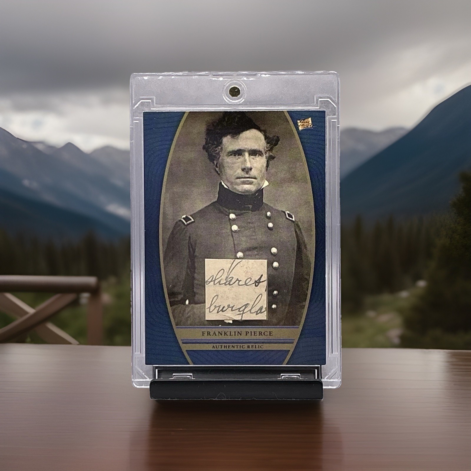 2024 Pieces Of The Past One Time Series Franklin Pierce Handwritten Relic 🇱🇷