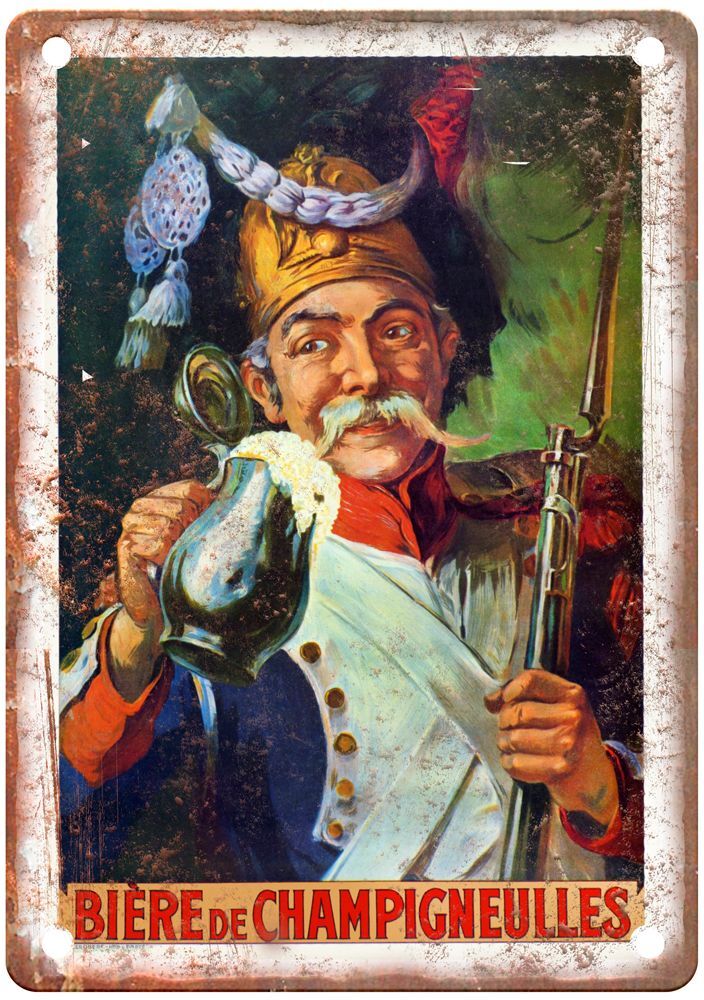 Bière de Champigneulles Vintage Liquor Poster Reproduction Metal Sign E551 Bière de Champigneulles Vintage Liquor Poster Reproduction Metal Sign E551