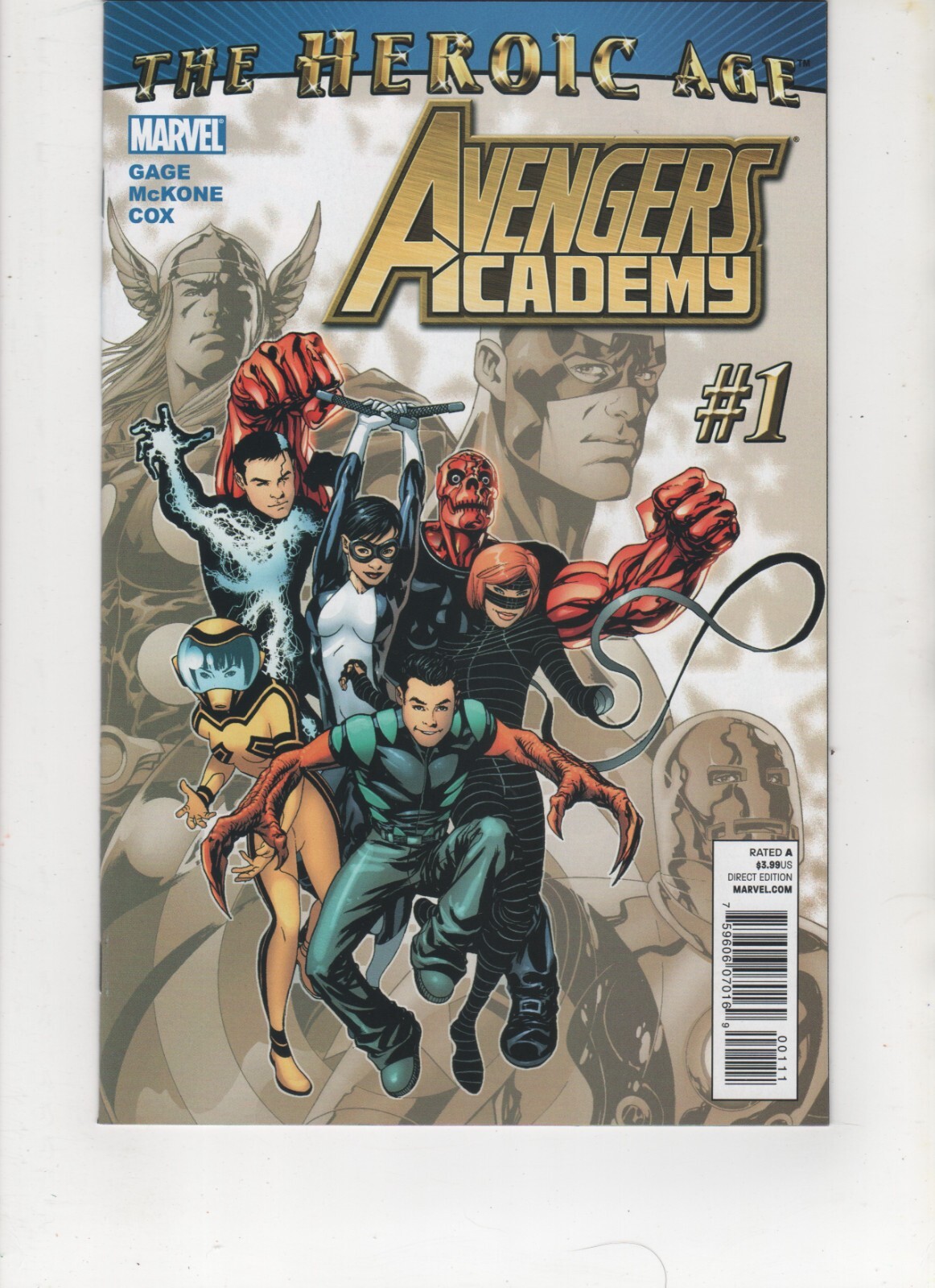 Avengers Academy #1, Many 1st Appearances, NM 9.4, 2010